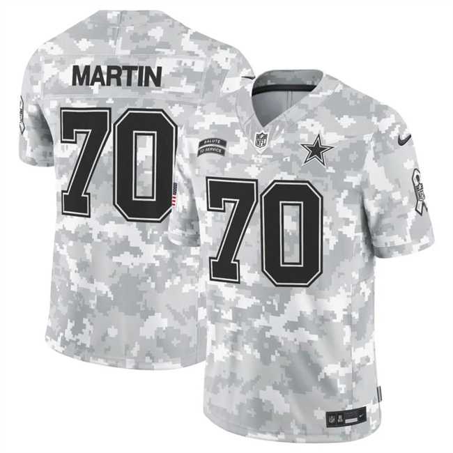 Men%27s Dallas Cowboys #70 Zack Martin 2024 F.U.S.E Arctic Camo Salute To Service Limited Stitched Jersey Dyin->dallas cowboys->NFL Jersey